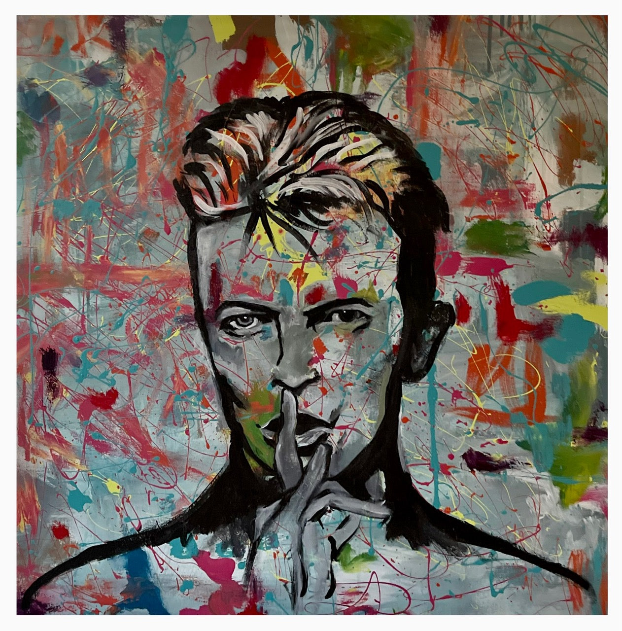 "Bowie" Kimie Joe Mixed Media