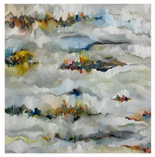 "Road Trip" Kimie Joe Original Oil Painting on Canvas