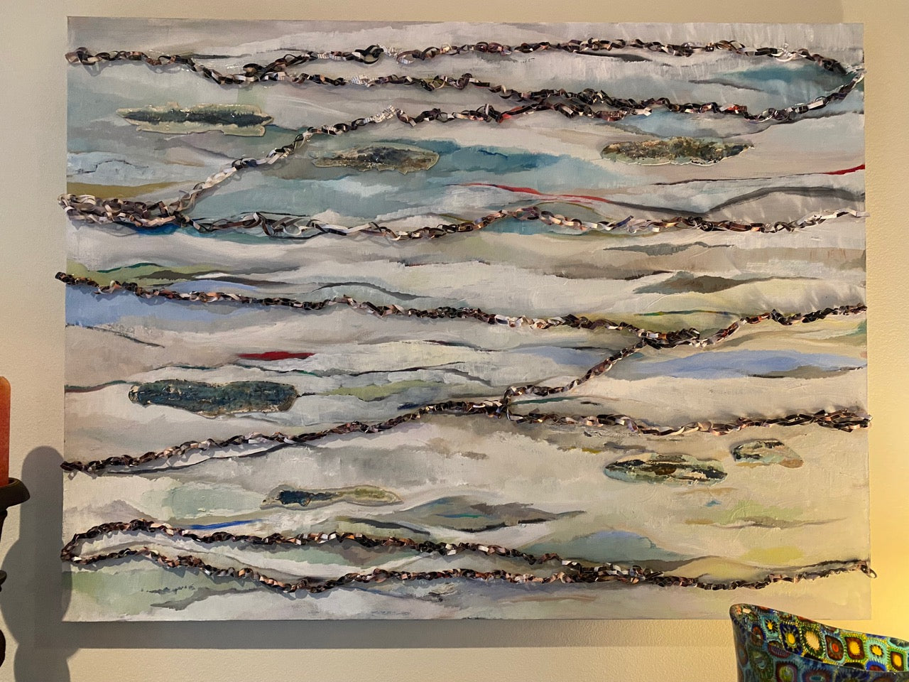 "Kismet" Kimie Joe Original Mixed Media on 36"x48" Canvas