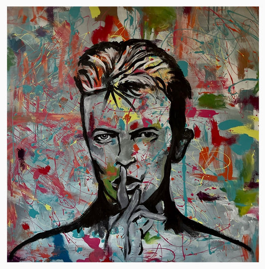 "Bowie" Kimie Joe Mixed Media