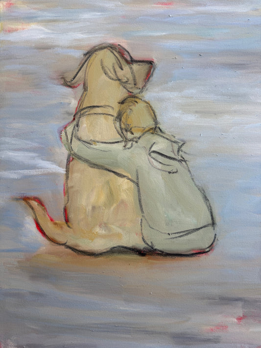 "Best Friend" Oil on Canvas